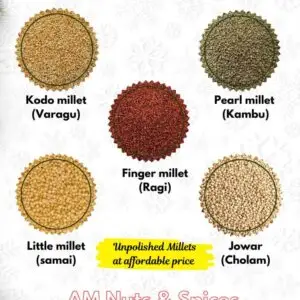 Millets combo pack with ragi and other grains — AM Nuts & Spices