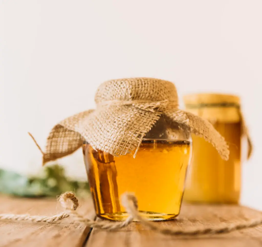 Pure honey in glass jar — AM Nuts & Spices