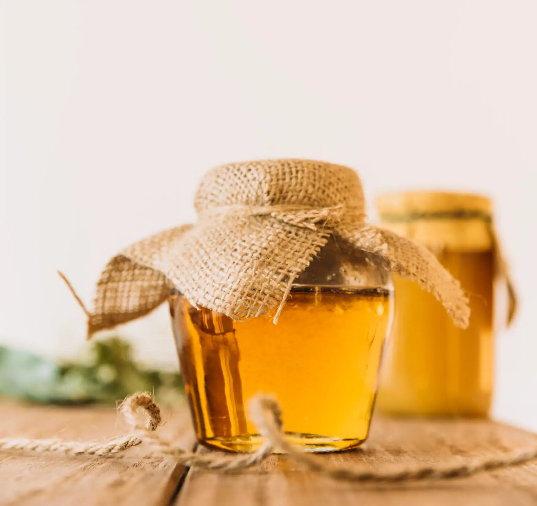 honey Pure honey in glass jar — AM Nuts & Spices